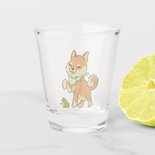 Kleiner Frosch-Wächter Schnapsglas