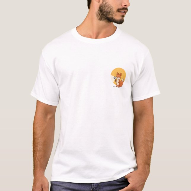Kleiner Fuchs-Entdecker T-Shirt (Vorderseite)