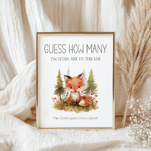 Kleiner Fuchs - Rate-mal-wie-viele-Baby-Party-Spie Poster