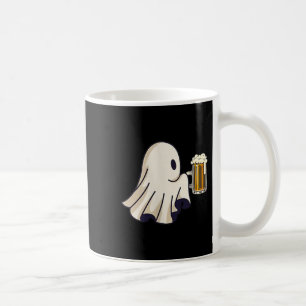 Kleiner Geist trinkt Bier Lustiger Halloween-Kostü Kaffeetasse