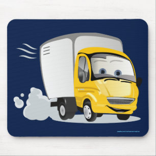 Kleiner Gelber Cartoon LKW für Kinder! Mousepad