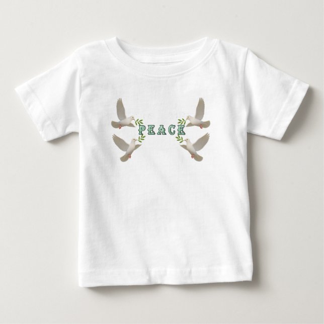 Kleiner Gesandter des Friedens Baby T-shirt (Vorderseite)