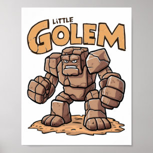 Kleiner Golem Ck Zur Schule Kid Golem  Poster
