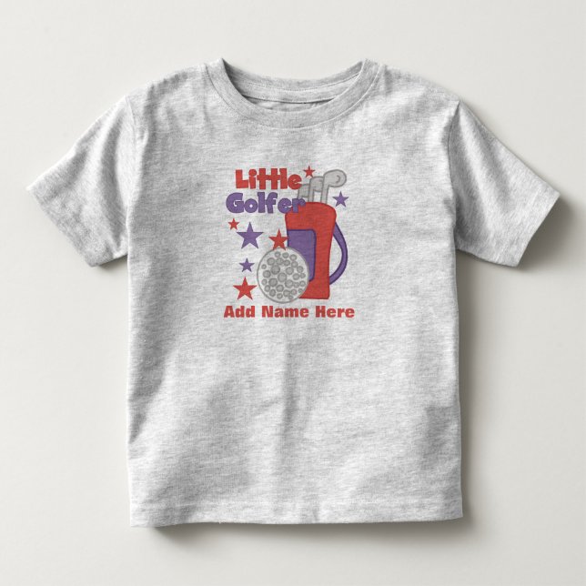 Kleiner Golfspieler-kundengerechter T - Shirt (Vorderseite)