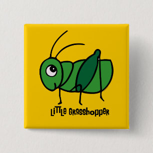 Kleiner Grasshopper Button