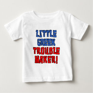 Kleiner griechischer Unruhestifter Baby T-shirt
