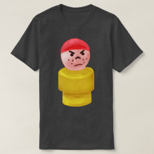 Kleiner Grumpy Boy gestrichen T-Shirt