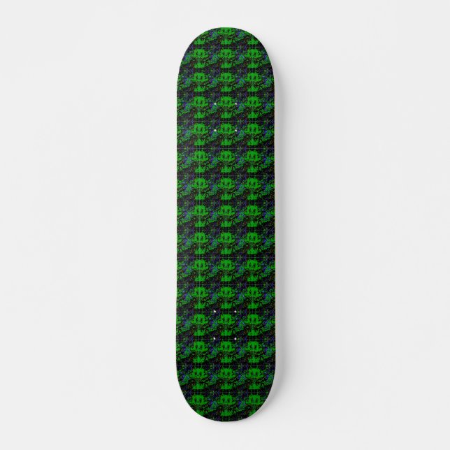 Kleiner grüner Teufel Skateboard (Vorne)