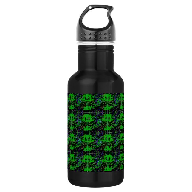 Kleiner grüner Teufel Trinkflasche (Vorderseite)