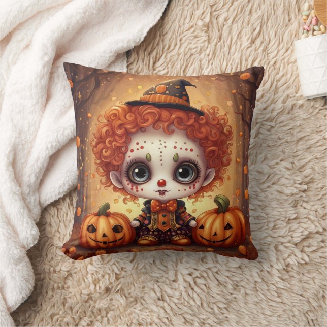 kleiner Halloween Clown 1 Kissen (Decke)
