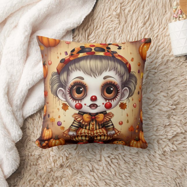 kleiner Halloween Clown 2 Kissen (Decke)