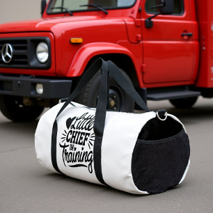 Kleiner Häuptling in Ausbildung Weiß Duffle Bag