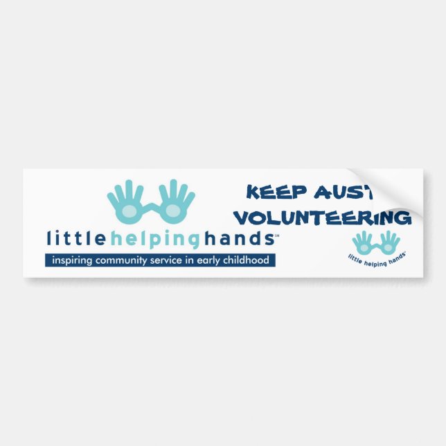 Kleiner helfende HandAutoaufkleber Autoaufkleber (Vorne)