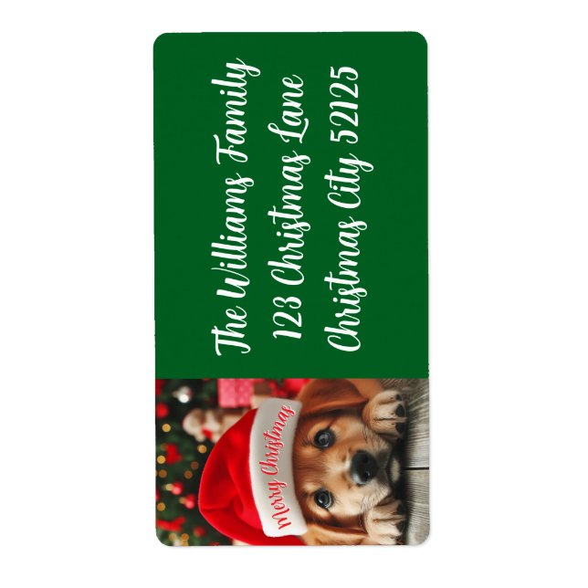 Kleiner Helfer-Welpe des Weihnachtsmanns (Vorne)