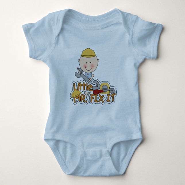Kleiner Herr Fix It - Schlüssel-T-Shirts und Baby Strampler (Vorderseite)