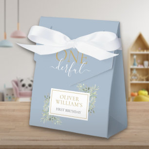 Kleiner Herr ONEderful Süßer Junge Blau Erster Geb Geschenkschachtel