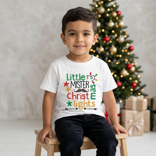 Kleiner Herr Weihnachtslichter T-Shirt