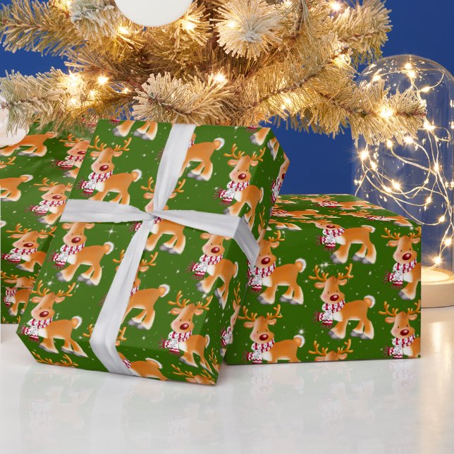 Kleiner Hirsch  Geschenkpapier (Feiertage)