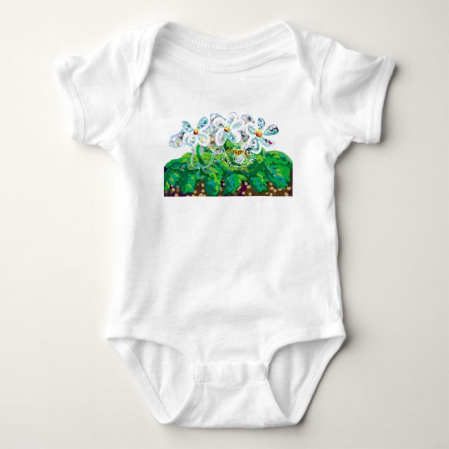 Kleiner Honig Baby Strampler (Vorderseite)