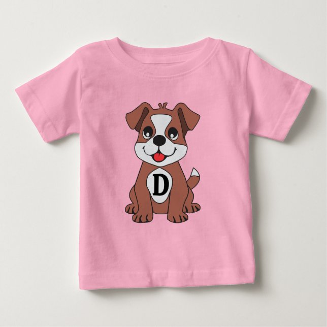 kleiner Hund Baby T-shirt (Vorderseite)