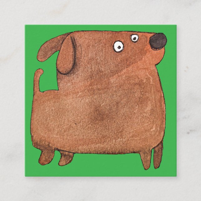 Kleiner Hund Begleitkarte (Vorderseite)