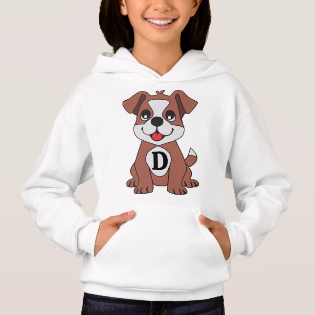 kleiner Hund Hoodie (Vorderseite)