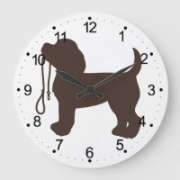 Kleiner Hund Silhouette - Hintergrundfarbe auswähl