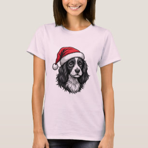 Kleiner Hunde-Weihnachtsmann-Hut T-Shirt