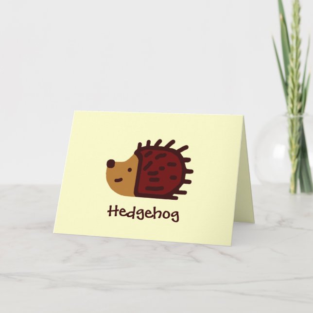 Kleiner Igel! Karte (Vorderseite)