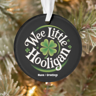 Kleiner irischer Strolch St. Patrick's Day Lustige Ornament