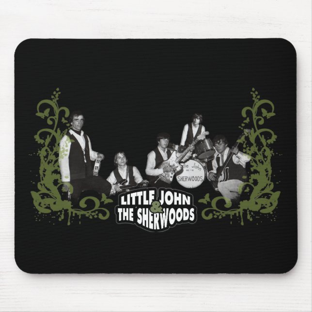 Kleiner John und das sherwoods schwarze mousepad (Vorne)