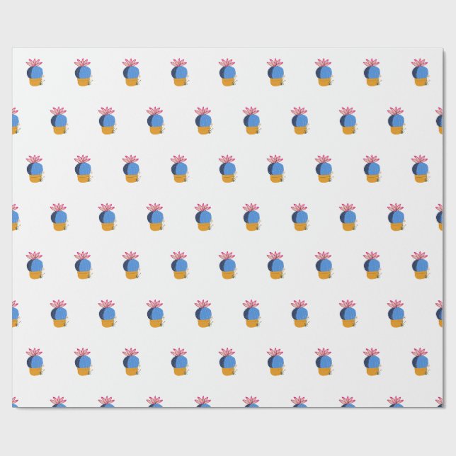 Kleiner Kaktus Geschenkpapier (Flach)