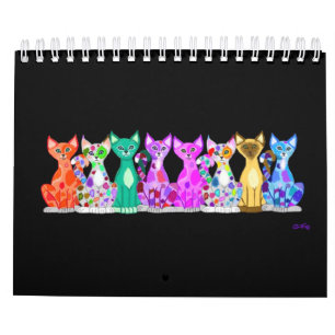 Kleiner Kalender mit zwei Seiten, weiß