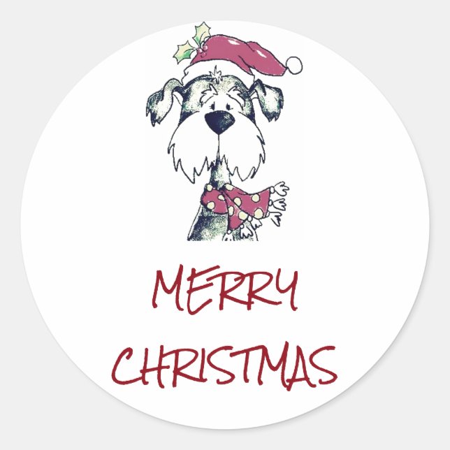 KLEINER KLEIN ZU SAGEN **NUR KRISTMAS** MIT PUPPEN RUNDER AUFKLEBER (Vorderseite)