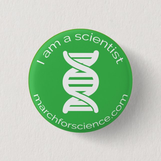 Kleiner Knopf - Biologie Button (Vorderseite)