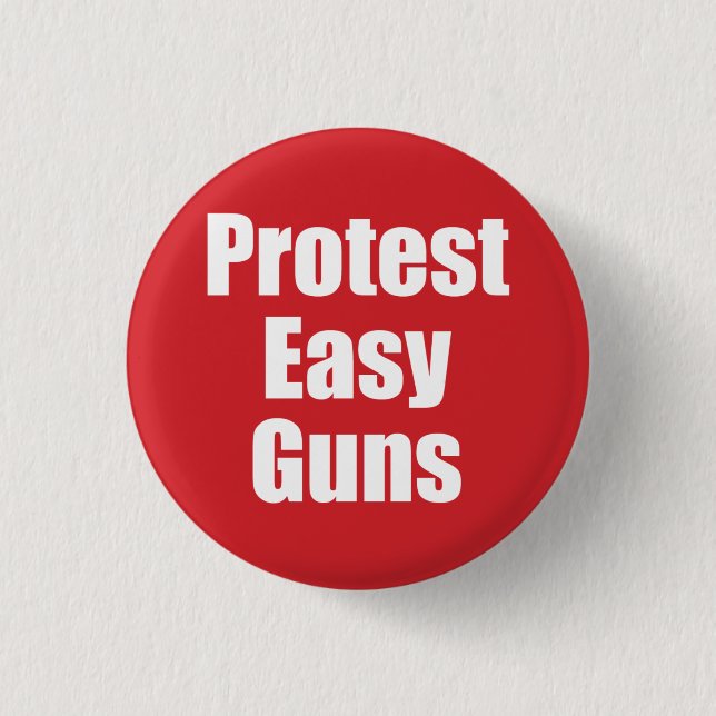 Kleiner Knopf - Protest-einfache Gewehre Button (Vorderseite)