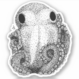 Kleiner Kraken Aufkleber