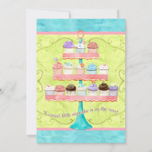 Kleiner Kuchen, Einladungen für Babydusche