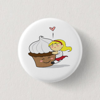 Kleiner Kuchen Hugger Süsse-Knopf Button