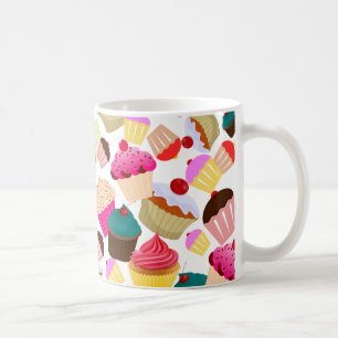 Kleiner Kuchen Kaffeetasse