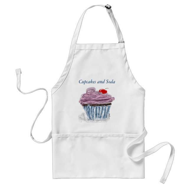 Kleiner Kuchen mit Kirsche Schürze (Vorne)