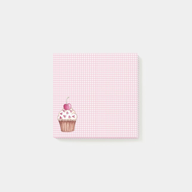 Kleiner Kuchen Post-it Klebezettel (Vorderseite)