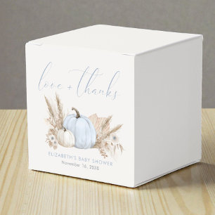 Kleiner Kürbis Herbst Baby Boy Shower Geschenkschachtel