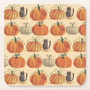Kleiner Kürbis Herbst Baby Shower Rechteckiger Pappuntersetzer