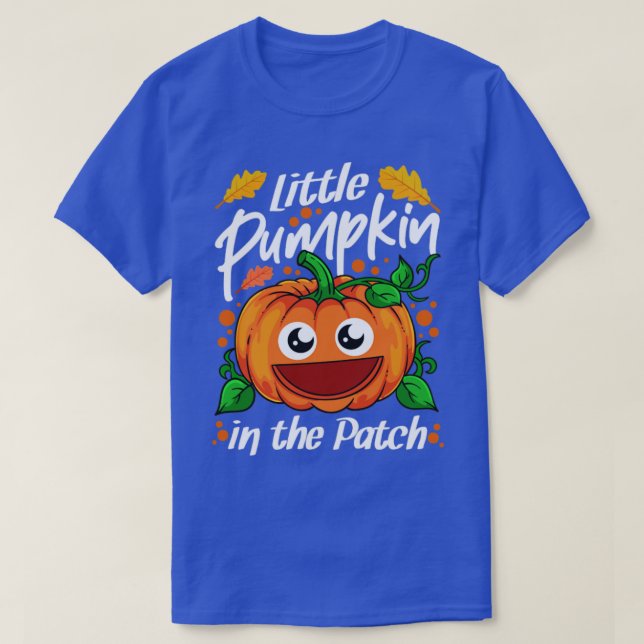 Kleiner Kürbis im Patch Halloween2 T-Shirt (Design vorne)
