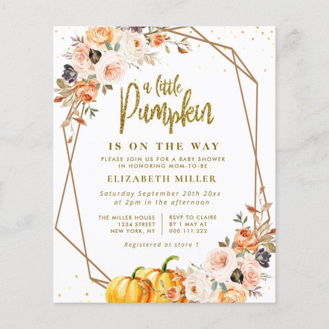 kleiner Kürbisgoldbrust, Blütendusche (Vorderseite)