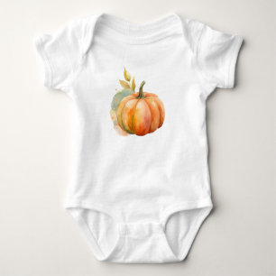 Kleiner Kürbiskürbis-Babybodysuit niedlich Baby Strampler