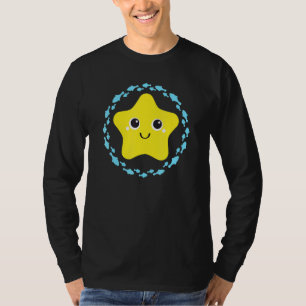 Kleiner, lachender Seestern im Fischkreis 1 T-Shirt