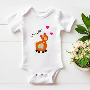 Kleiner Lama Baby Strampler