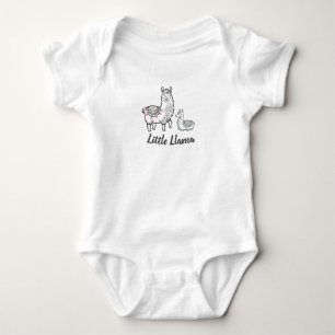Kleiner Lama-Bodysuit Baby Strampler